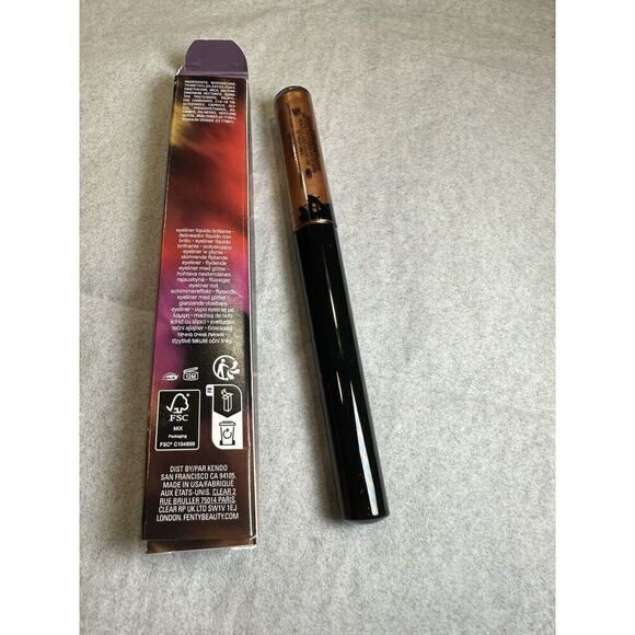 Fenty Beauty by Rihanna Glitty Lid Shimmer Liquid Eyeliner Color: Ritzy Rose - r - Picture 3 of 5